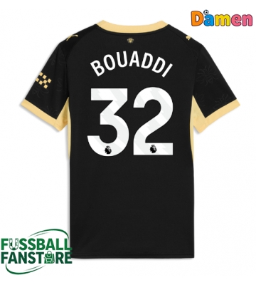 Manchester City Ayyoub Bouaddi #32 Replik Auswärtstrikot Damen 2026-27 Kurzarm